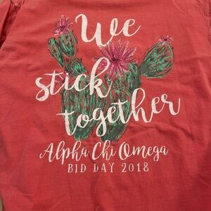 Alpha Chi Omega Pink Shirt